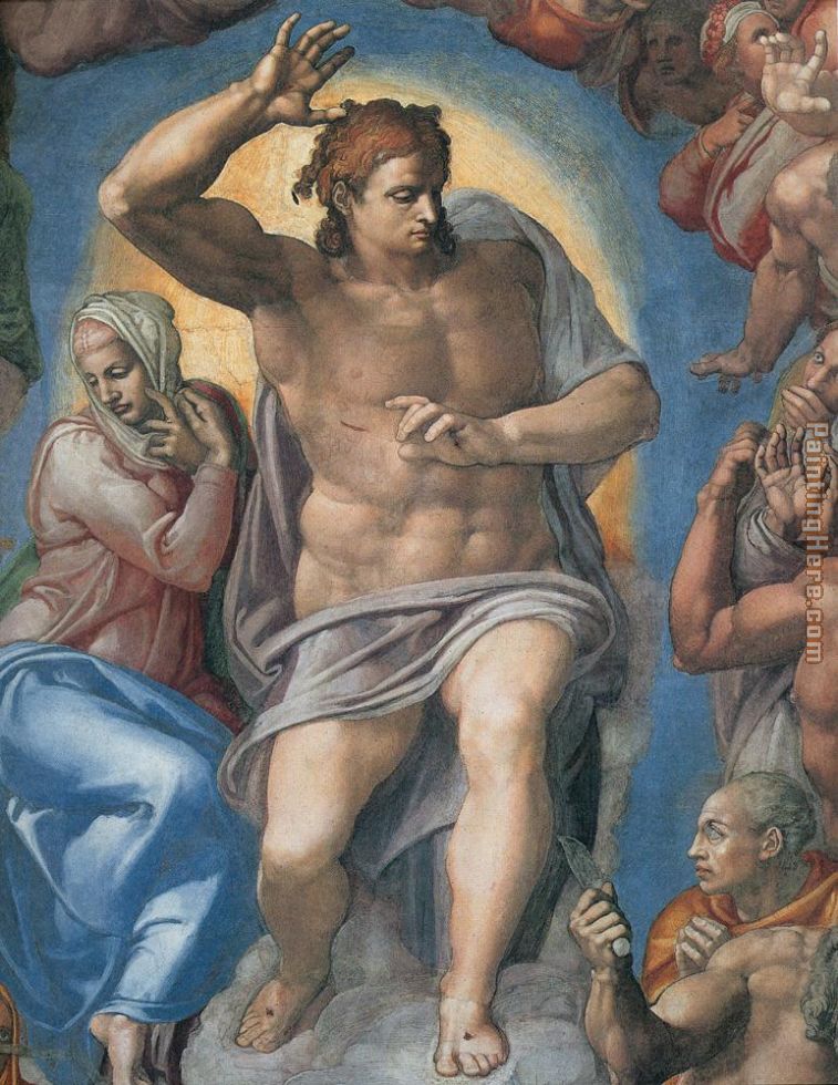 Michelangelo Buonarroti The Last Judgement Christ the Judge